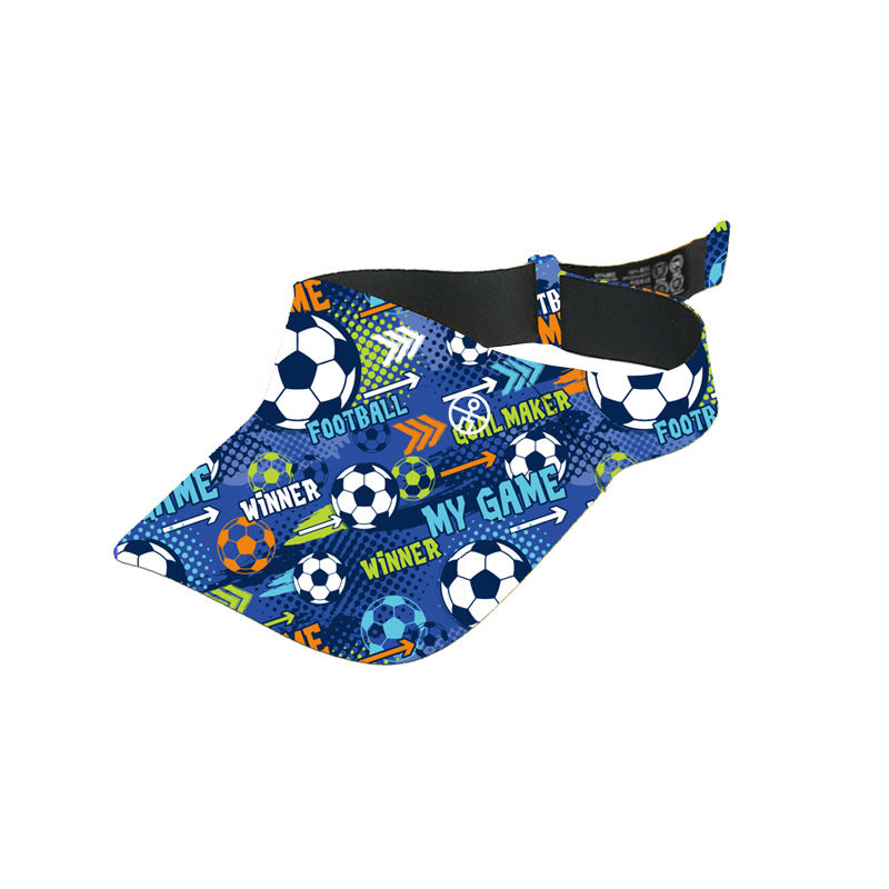 Polyester de poliéster al por mayor niños impresión de verano gorro de gorro de gorro